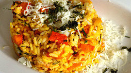 Dýně s rýží