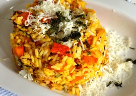 Dýně s rýží