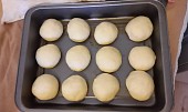 Hanácké bramborové koláče z hladké mouky (vykynuté kuličky)
