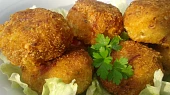 Hermelínovo-květákové krokety