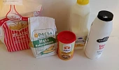 Irský sodný chléb s kukuřičnou moukou, ingredience