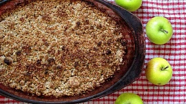 Jablečný crumble