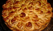Jablečný koláč "Chryzantéma", Ještě horký :o)