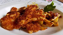 Korbáčky smažené v kokosu