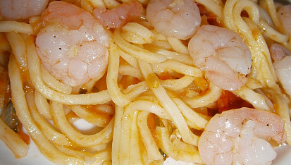 Krevety s chilli omáčkou