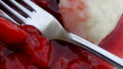 Krupicové noky s jahodovou omáčkou, Krupicové noky s jahodovou omáčkou