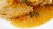 Kuřecí na celeru, Detail rozmixované a naředěné šťávy