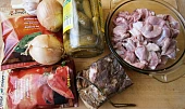 Kuřecí žaludky se znojemskou příchutí, Část použitých surovin