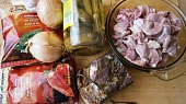 Kuřecí žaludky se znojemskou příchutí, Část použitých surovin