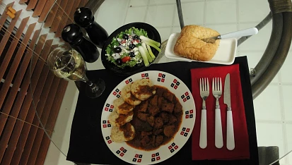 Lenčin kuřeci guláš à la Casey