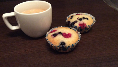 Muffiny s lesním ovocem