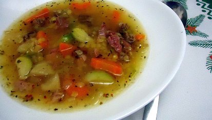 Polévka z červené čočky trochu jinak
