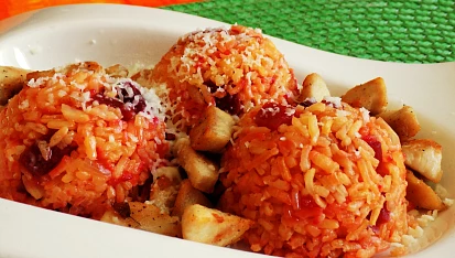 Rizoto s červenou řepou