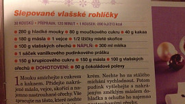 Slepované vlašské rohlíčky