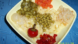 Sýrový salát s Moravankou