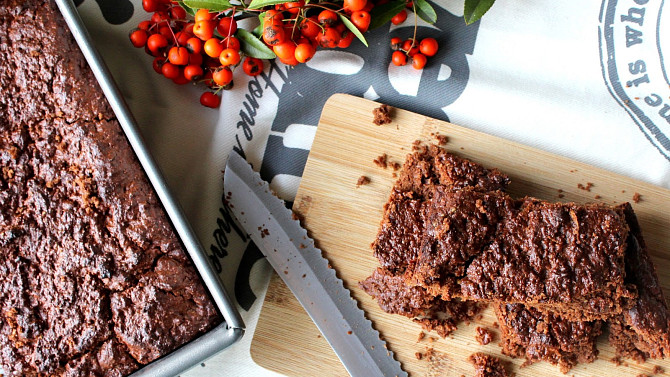 Tahini brownies