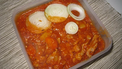 Vepřový rajčatový guláš
