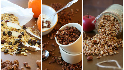 3x domácí granola