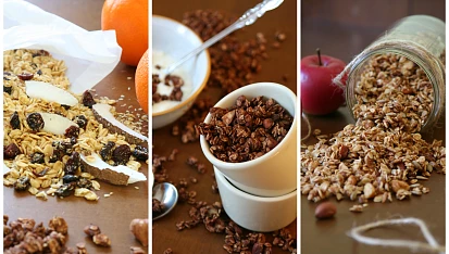 3x domácí granola