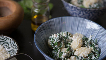 Bezlepkové gnocchi se špenátem a ricottou