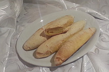 bezlepkové rohlíky - řez