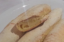 bezlepkové rohlíky - řez II