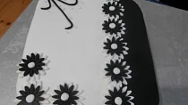 Black and white