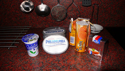 Cheesecake - jednoduchý, pravý, Ingredience (skoro všechny)