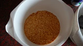 Cheesecake - jednoduchý, pravý, Rozdrcené sušenky