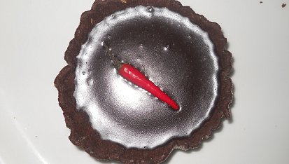 Čokoládové košíčky s chilli, Varianta s chilli