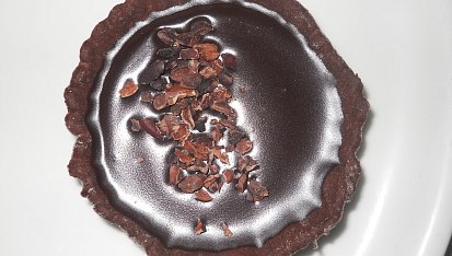 Čokoládové košíčky s chilli, Varinta s nalámanou čokoládou
