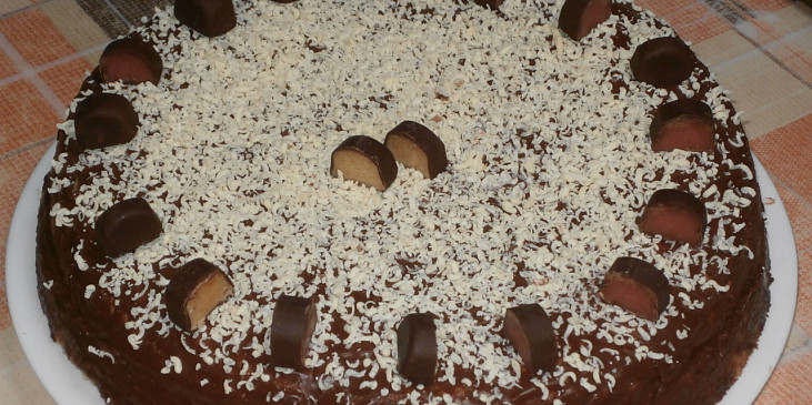 Čokoládový dort  "INDIÁN" (ozdobený)
