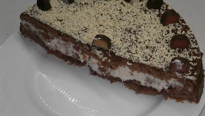 Čokoládový dort  "INDIÁN", po půl hodině