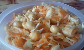 Fenyklový salát s mrkví a cizrnou