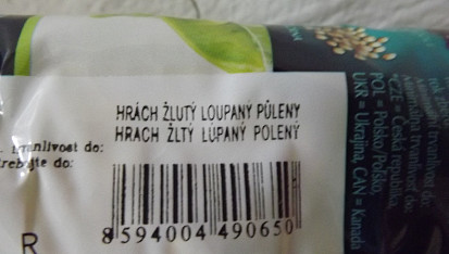 Hrachová kaše s uzenou krkovičkou