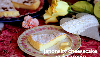 Japonský cheesecake ze 3 surovin