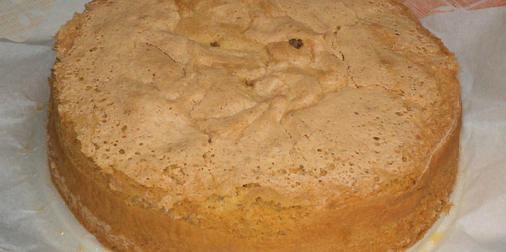 Kakaový olejový korpus na dort (korpus upečený, ale s ořechy)