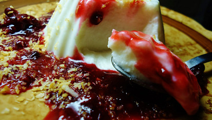 Kokosová panna cotta