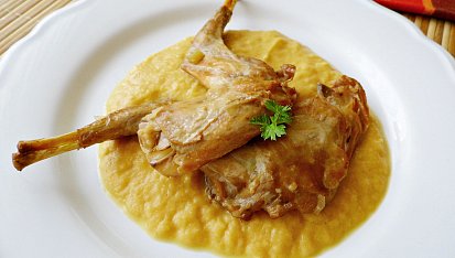Králík s cibulovou omáčkou v pomalém hrnci, Králík s cibulovou omáčkou v pomalém hrnci