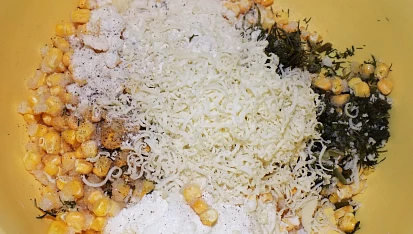 Kukuřičný zapekanec s koprem