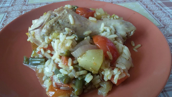 Kuřecí paella