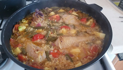 Kuřecí paella