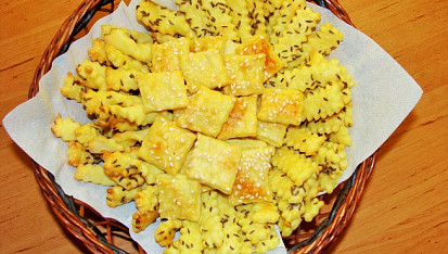 Kváskové tyčinky a jiné slané pečivo