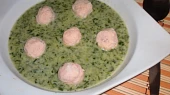 Lososové knedlíčky do polévky, Ve špenátové polévce jsou bezkonkurenční
