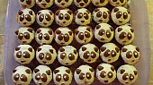 Panda muffiny s mandarinkami