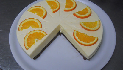 Pomerančový cheesecake