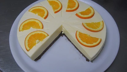 Pomerančový cheesecake