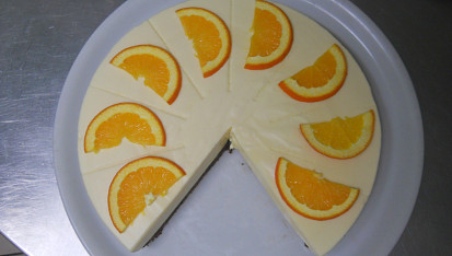 Pomerančový cheesecake