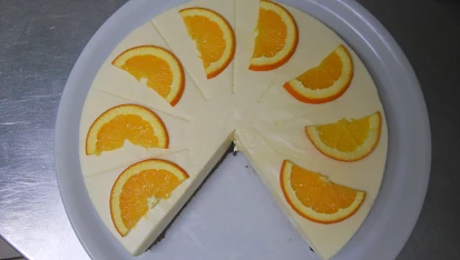Pomerančový cheesecake