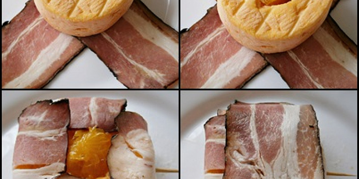 Sedlčanský romadůžek v zázvorovém kabátku (Na slaninu položíme sýr,do otvoru dáme měsíčky…)